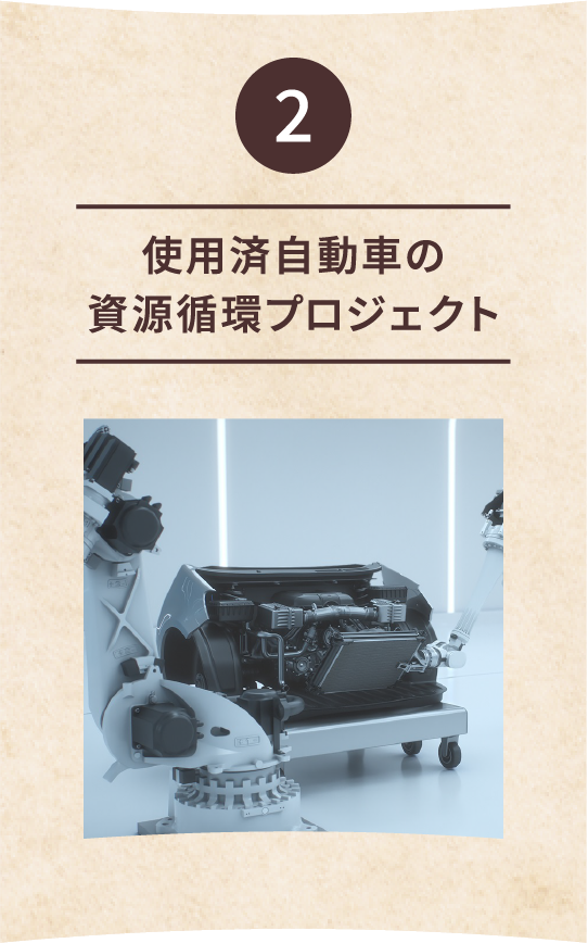 2 使用済自動車の資源循環プロジェクト